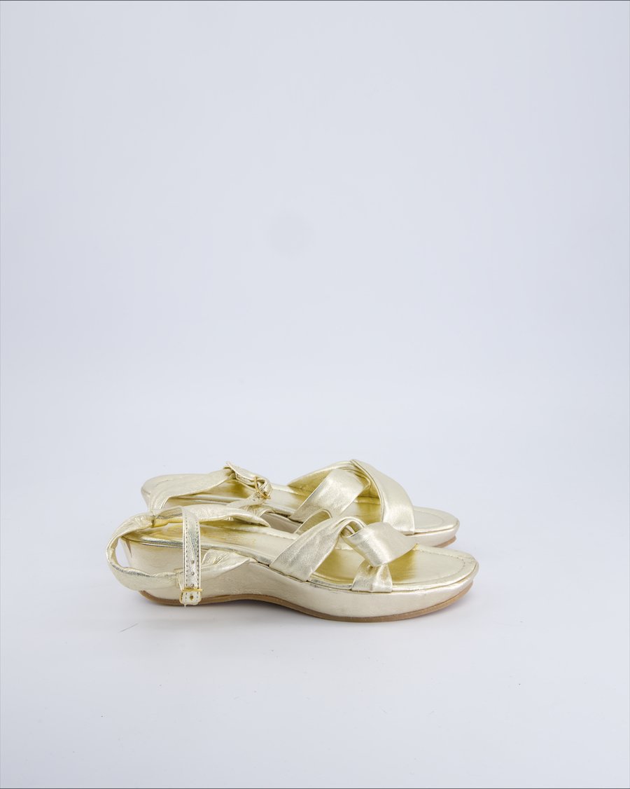 Bata Trainers Leather Gold 36 EU