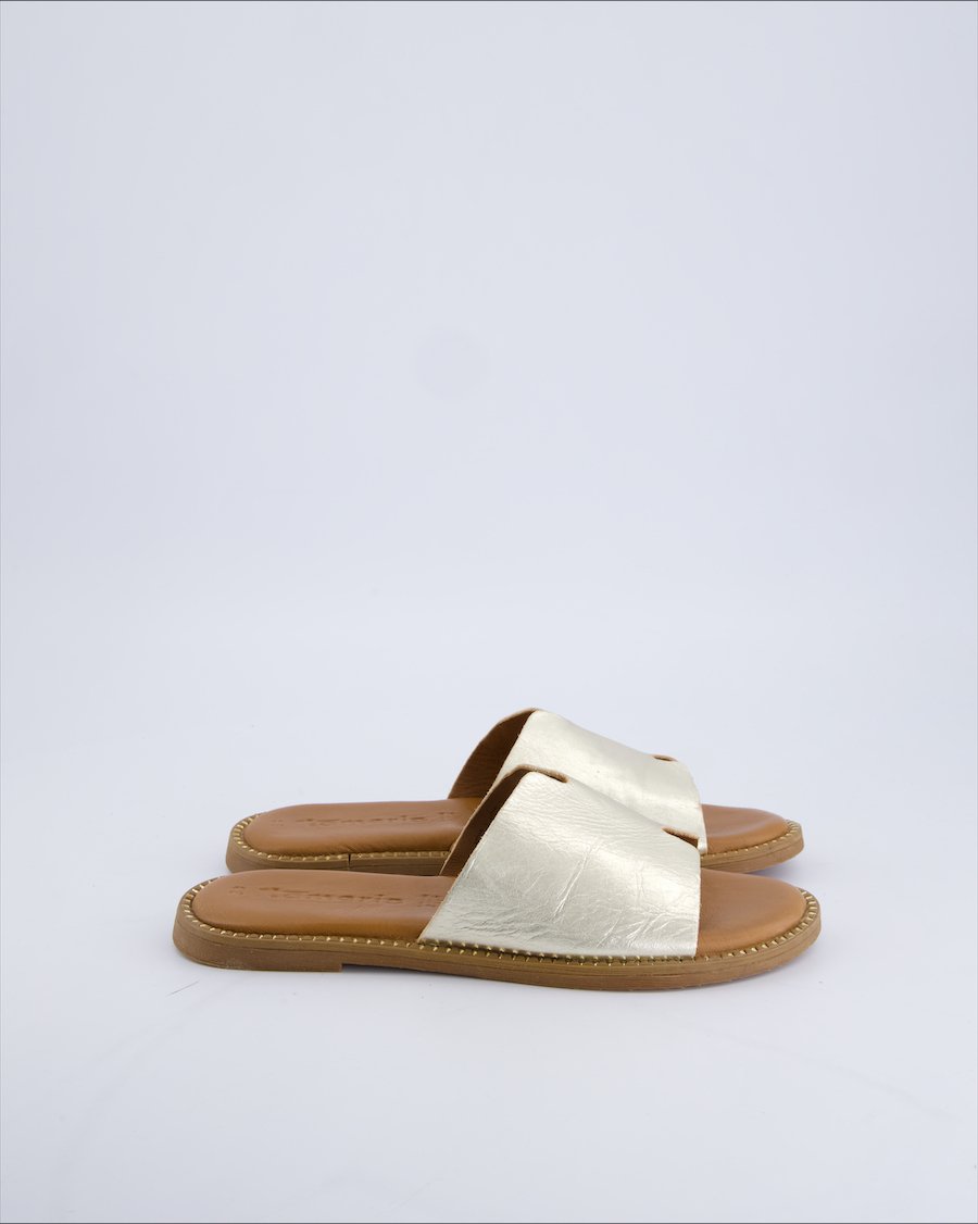 Tamaris Sandals Leather Gold 38 EU