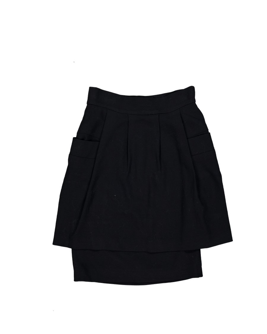 Escada Mid-length Wool Black 36 IT