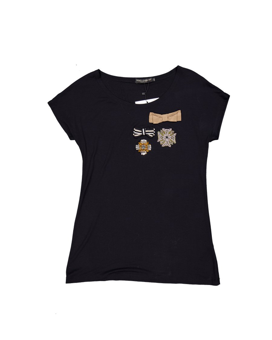 Dolce & Gabbana T-shirts Viscose Black M International