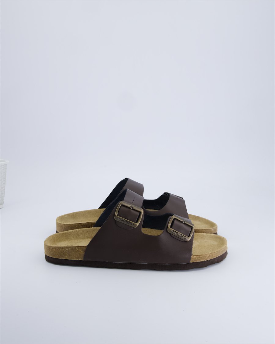 Esmara Sandals Leather Brown 44 EU