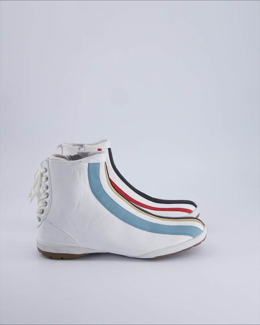 Emporio Armani Trainers Leather White 37 EU