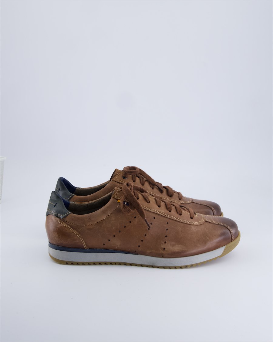 Fretz Men Low trainers Leather Brown 44 EU