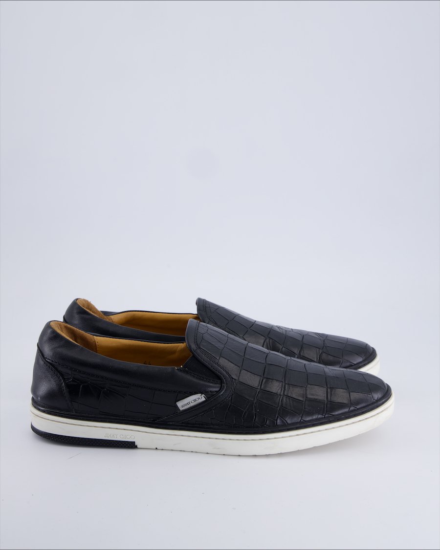 Jimmy Choo Low trainers Leather Black 44 EU