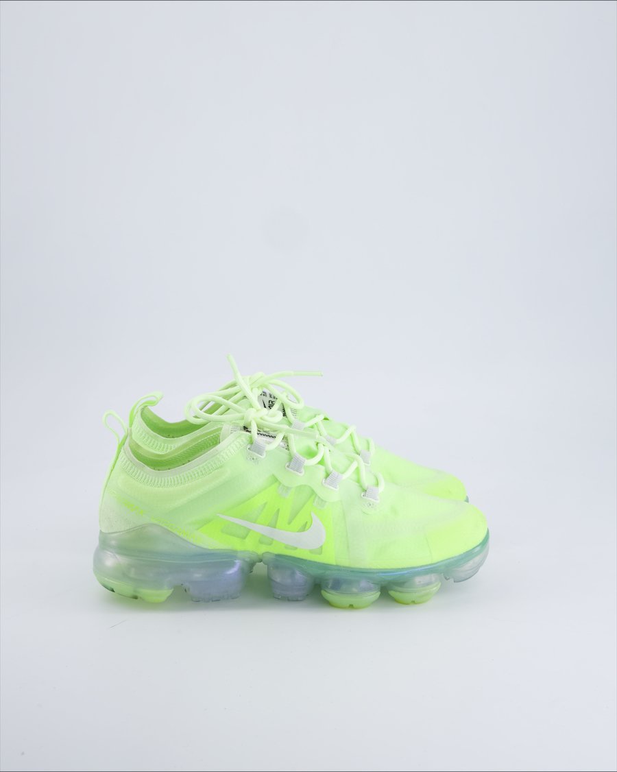 Nike Air VaporMax 2019 Trainers Leather Yellow 38 EU