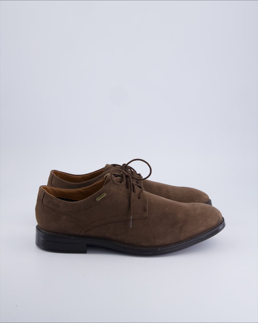 Clarks Lace ups Suede Brown 43 EU