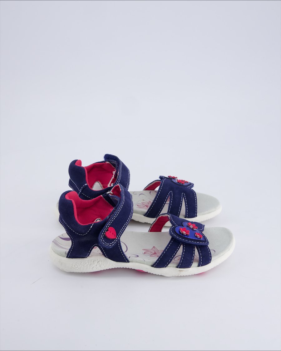 Graceland Sandals Suede Navy 32 EU