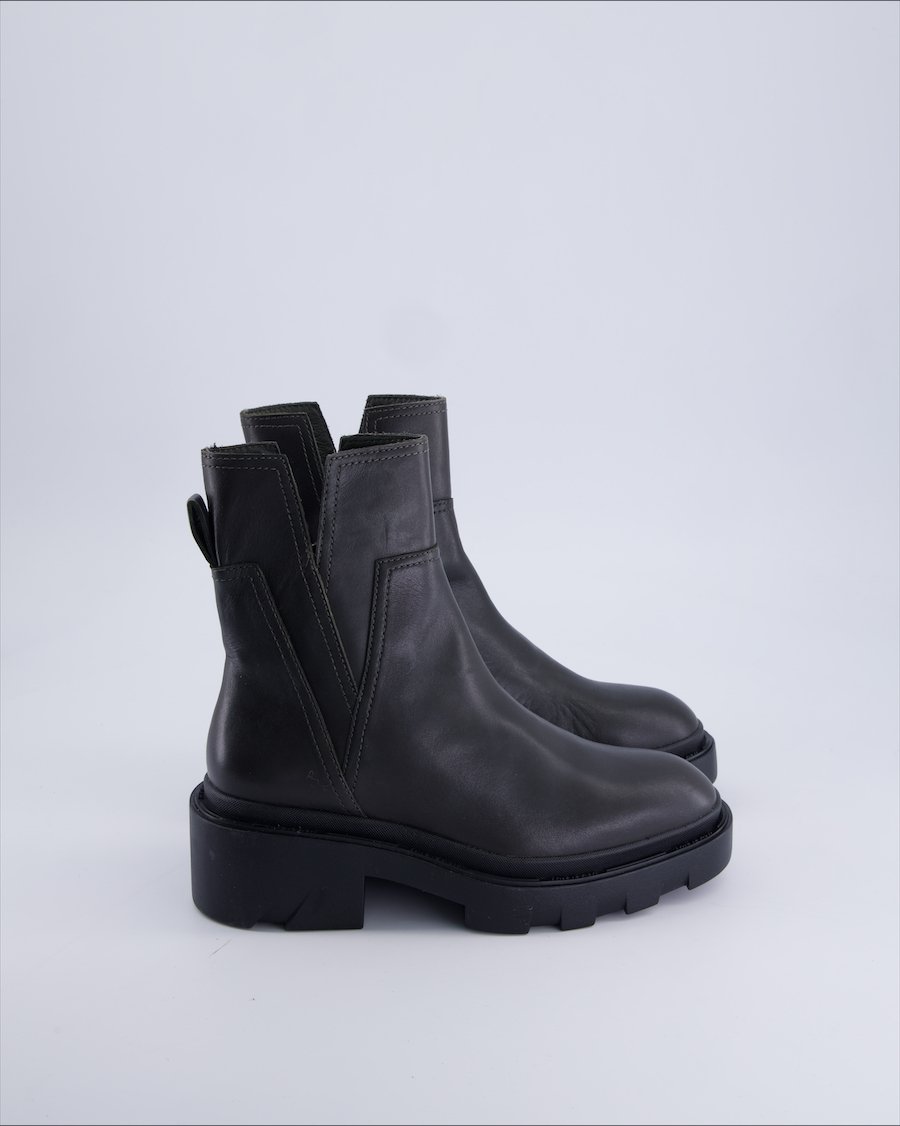 ASH Ankle Boots Leather Anthracite 35 EU