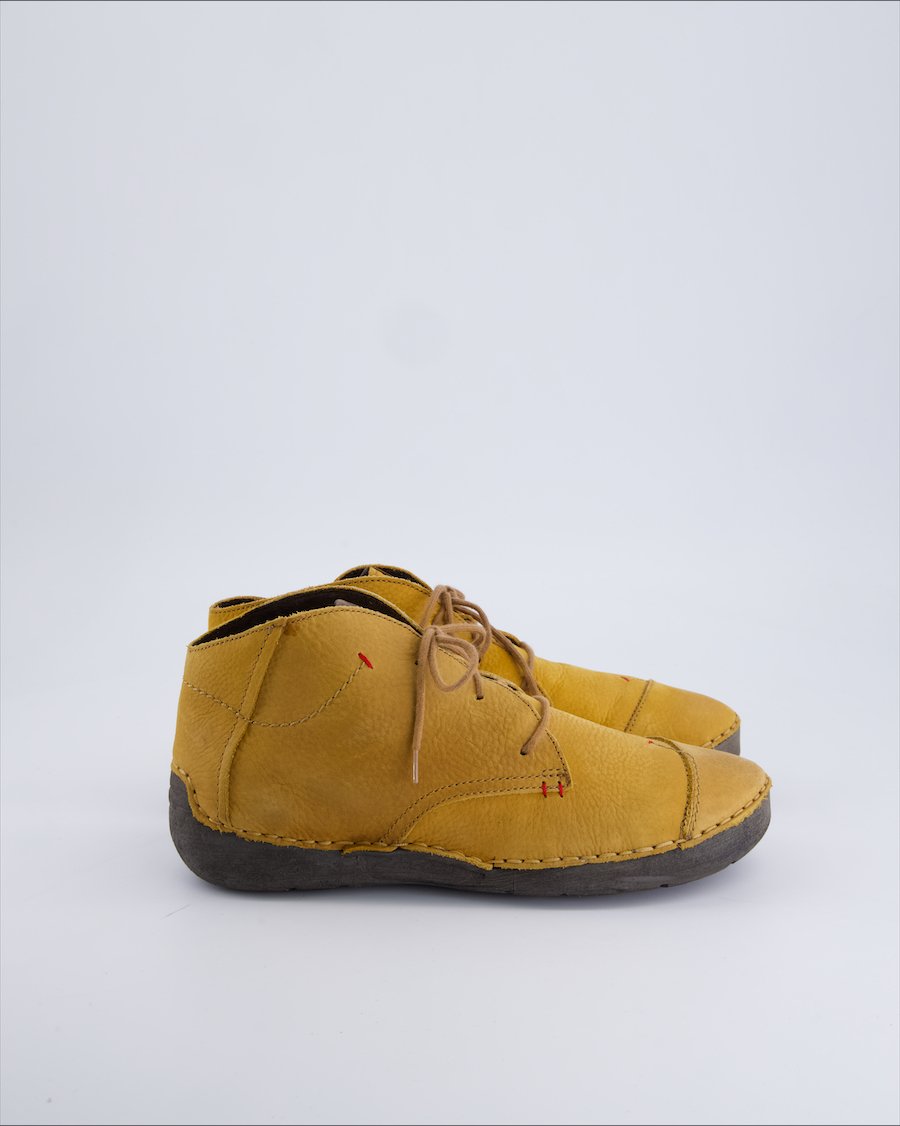 Josef Seibel Lace ups Leather Yellow 38 EU