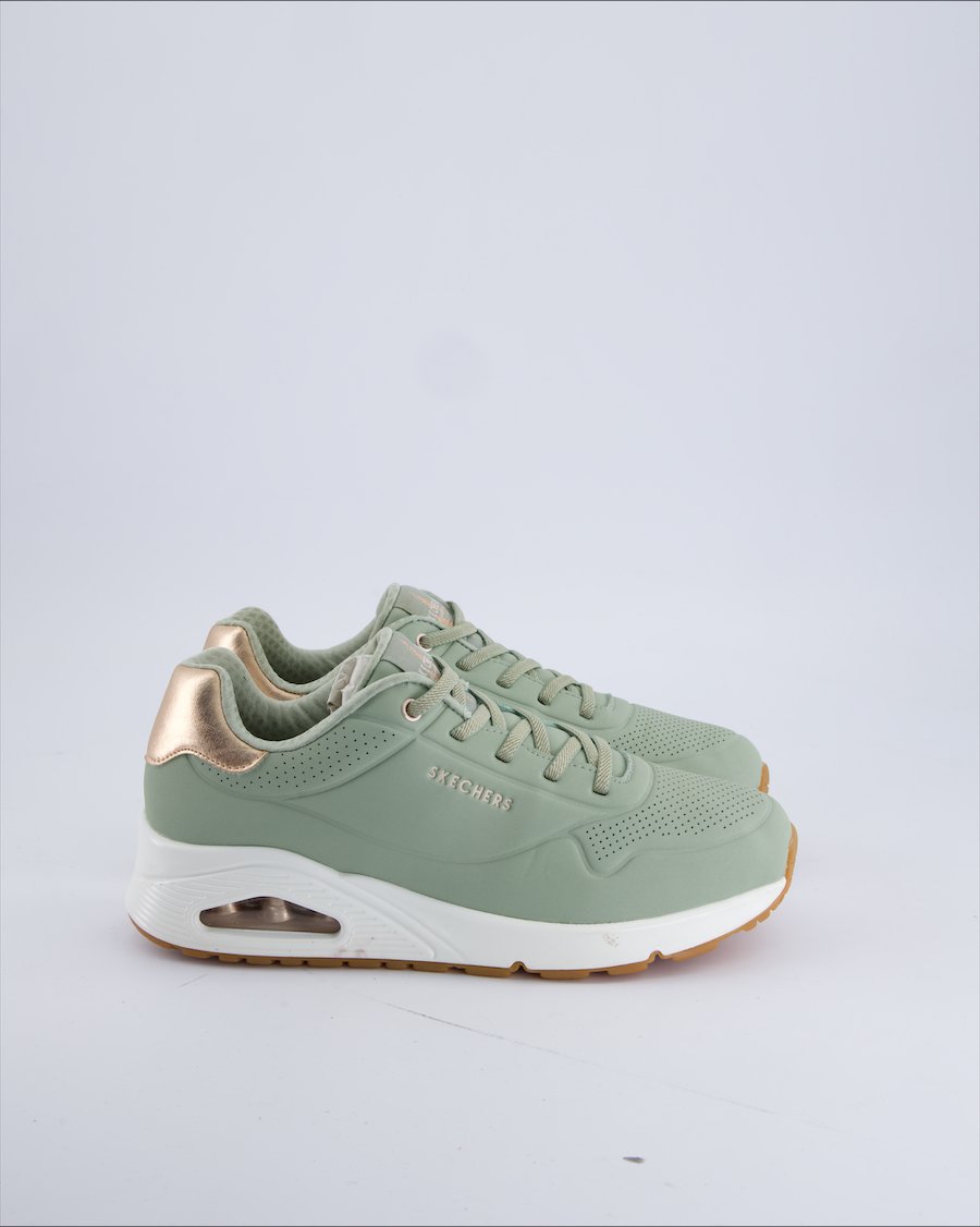Skechers Trainers Leather Green 39 EU