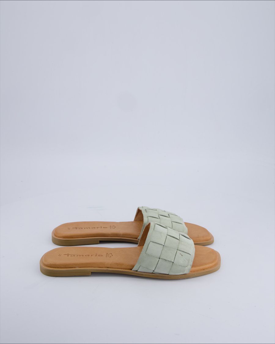 Tamaris Sandals Leather Turquoise 41 EU