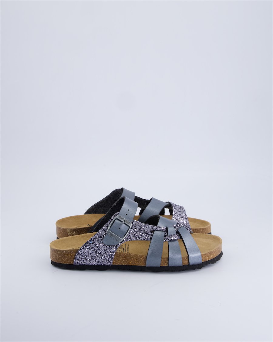 Bio Point Sandals Leather Grey 39 EU