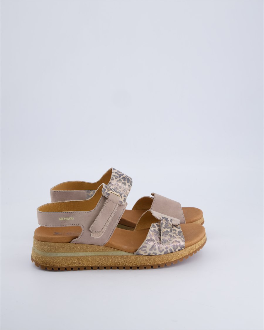 Mephisto Sandals Leather Beige 38 EU