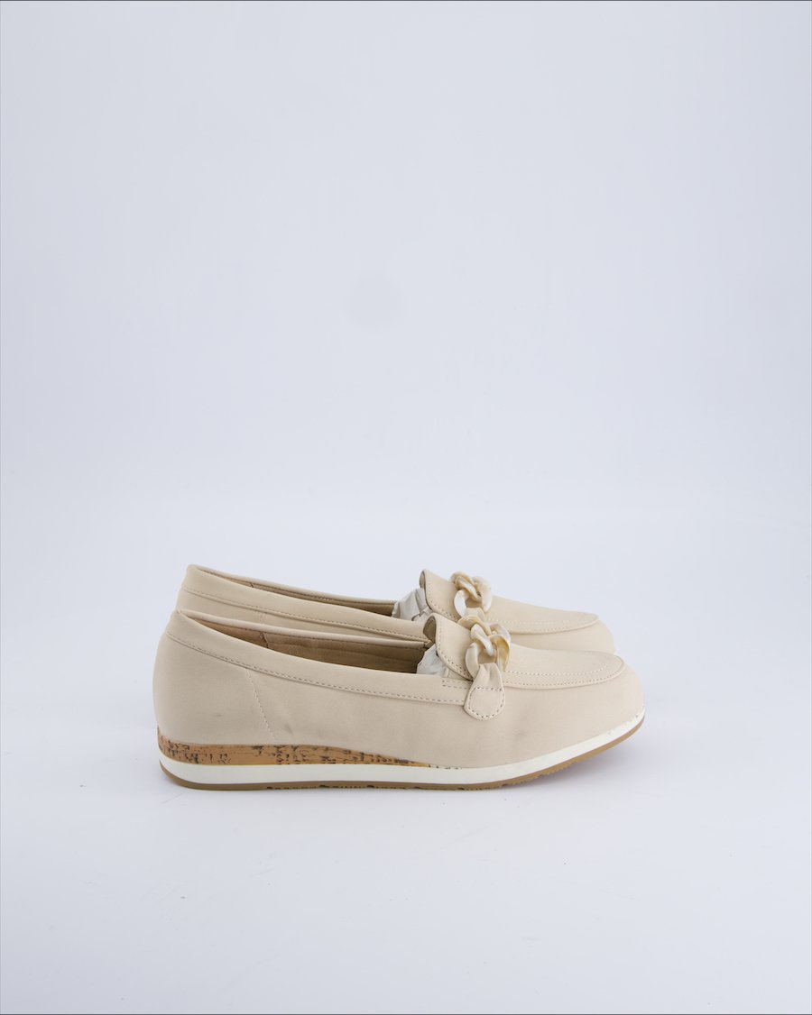 Wonder Walk Flats Leather Beige 38 EU