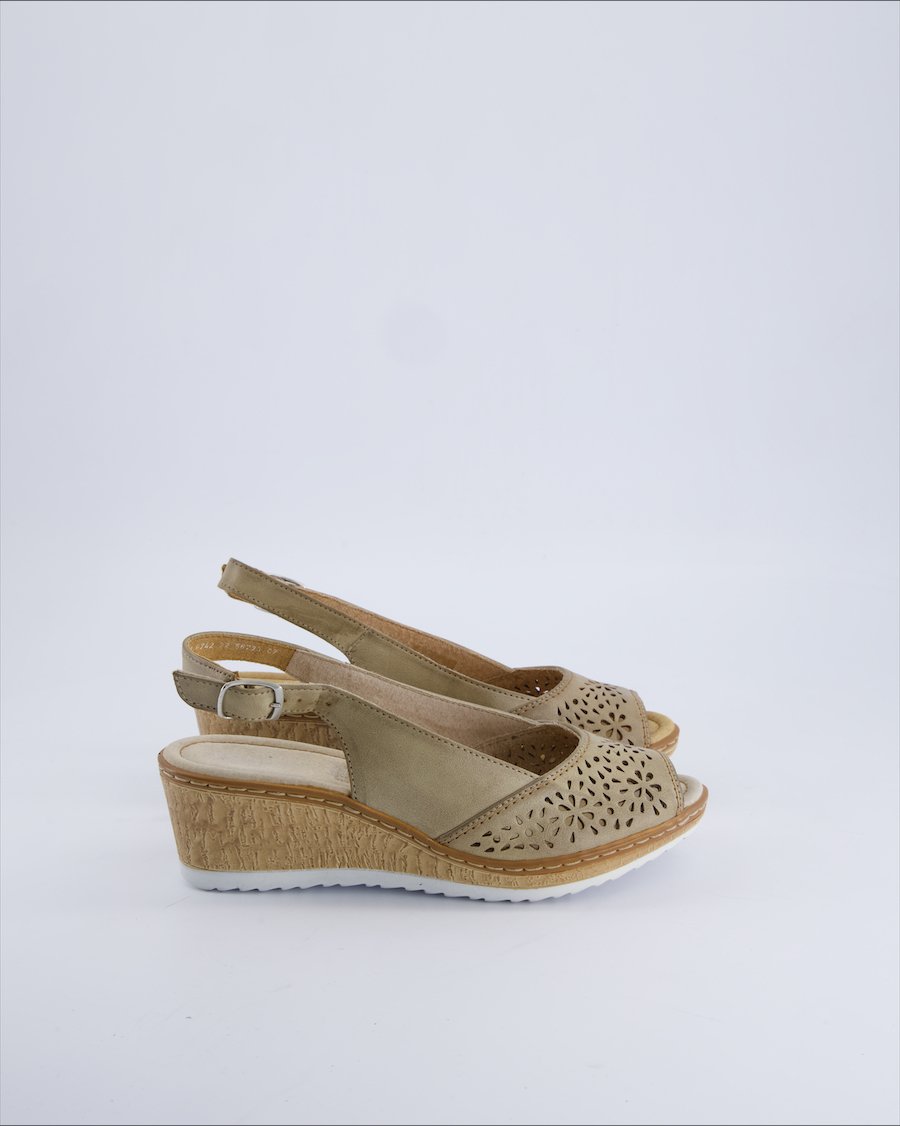 Jenny Sandals Polyurethane Khaki 37.5 EU