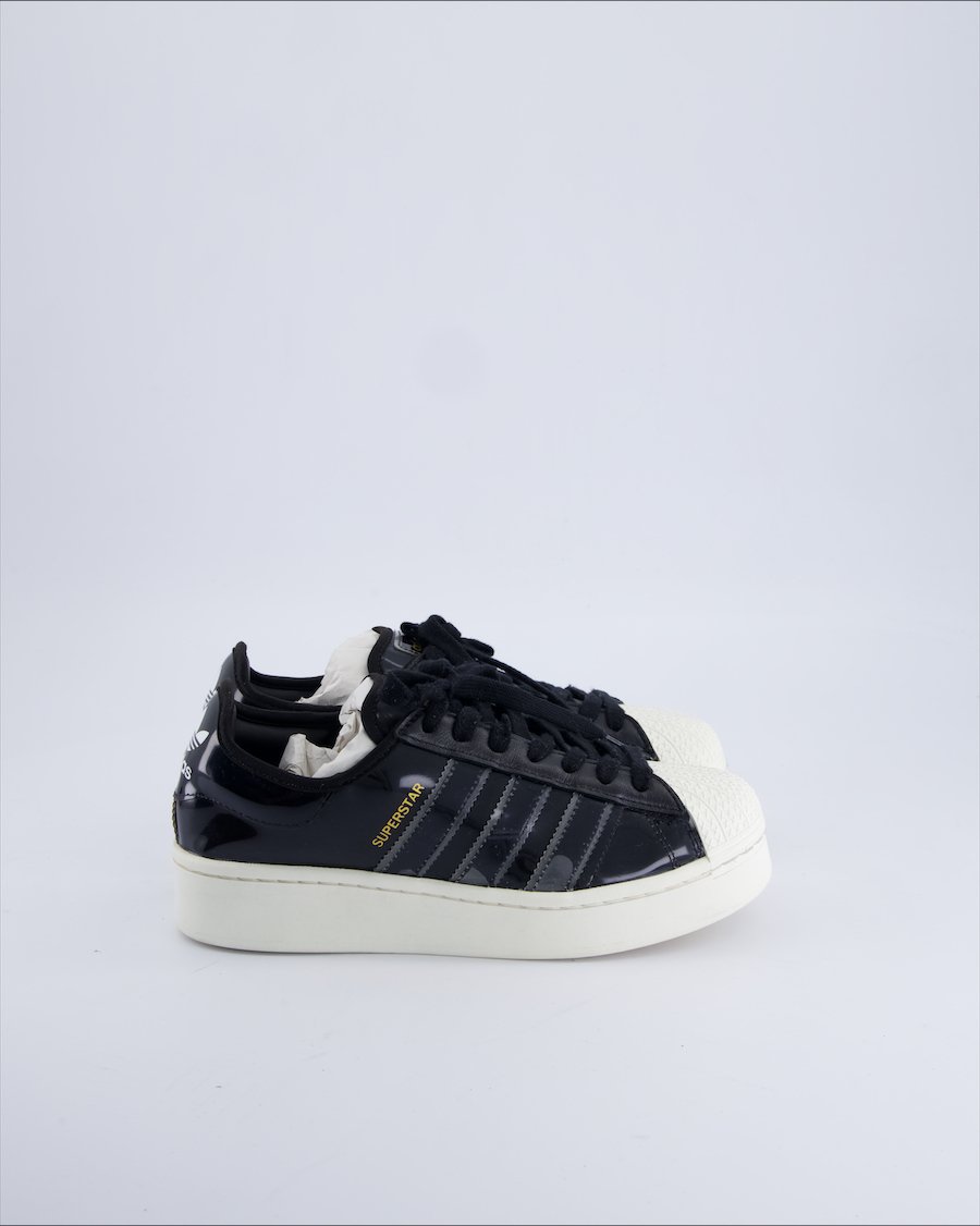 Adidas Superstar Trainers Plastic Black 38 EU