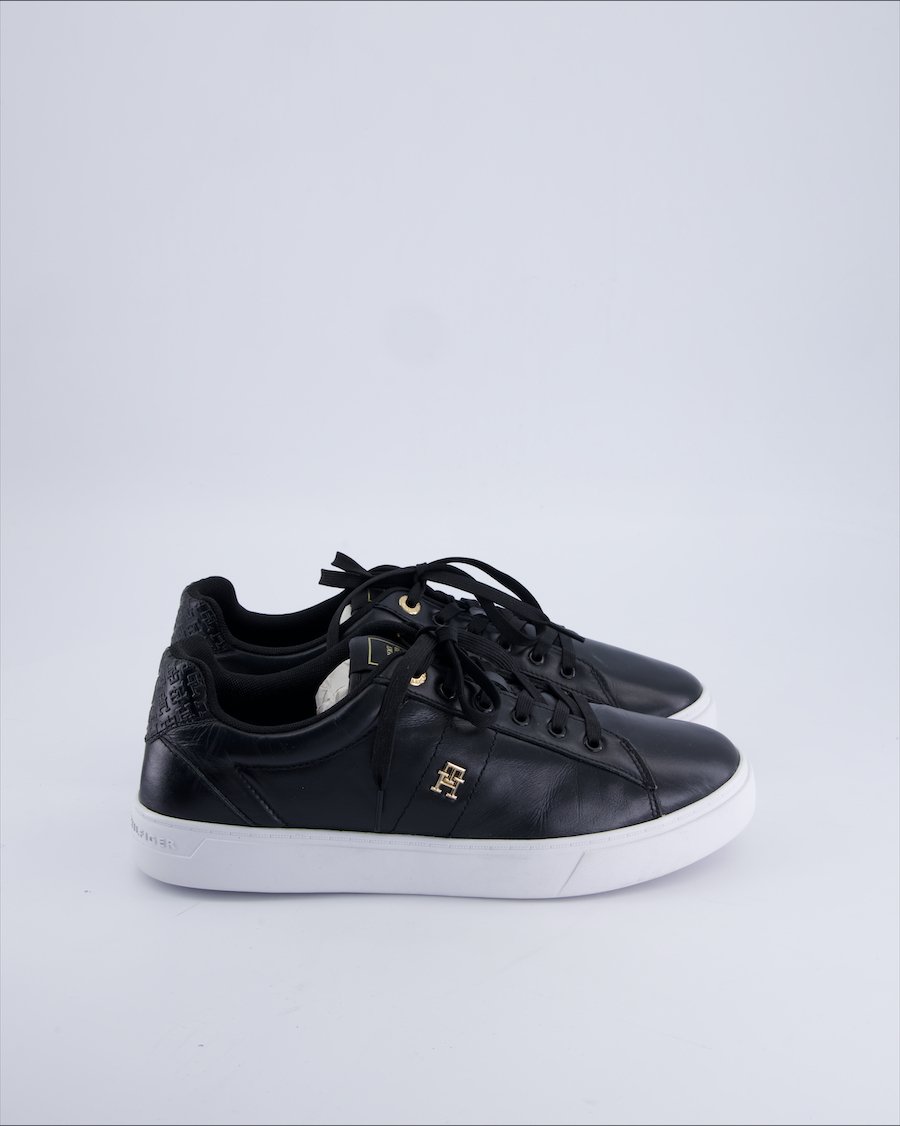 Tommy Hilfiger Low trainers Leather Black 42 EU