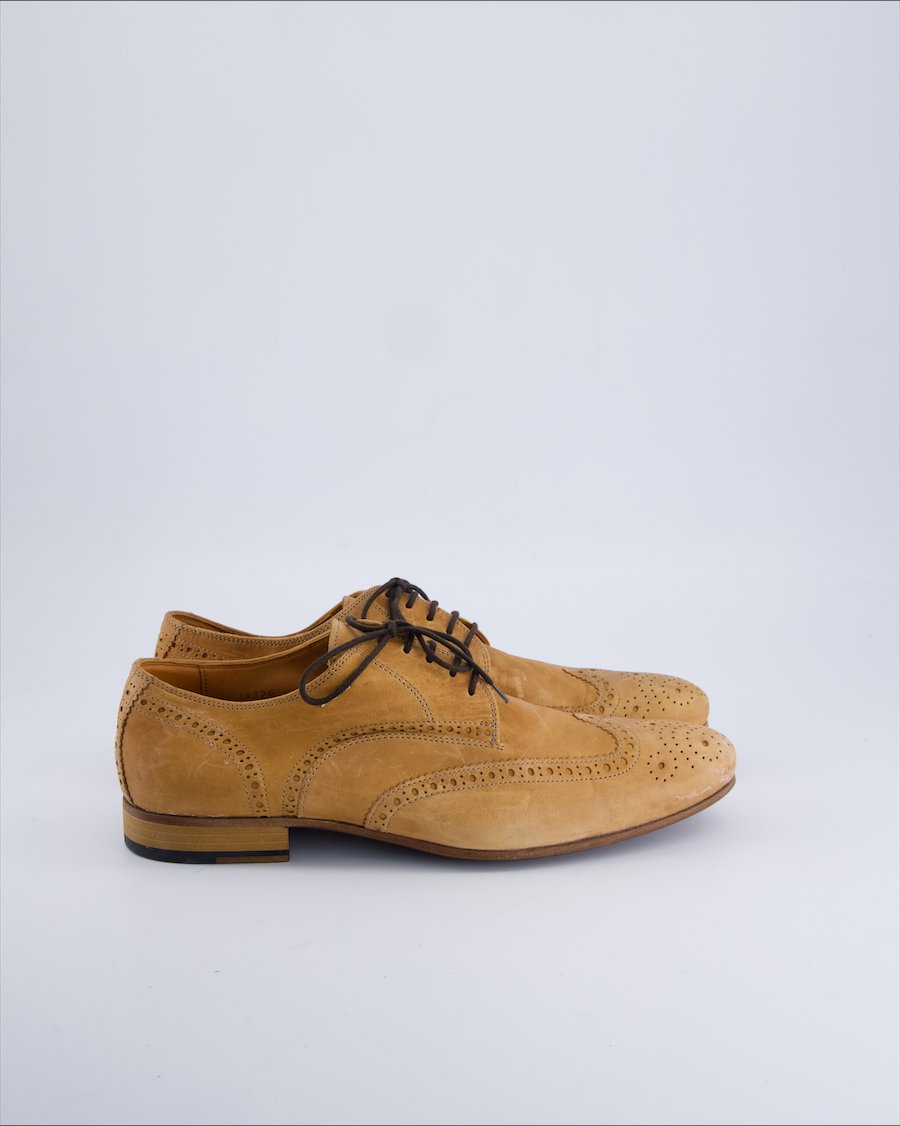 Hugo Boss Lace ups Leather Camel 43 EU