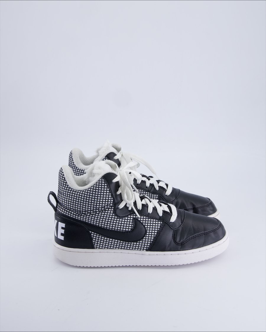 Nike Court Borought Trainers Leather Black 40 EU