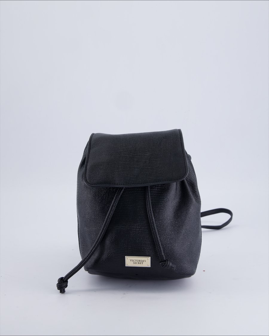 Victoria's Secret Backpacks Polyurethane Black