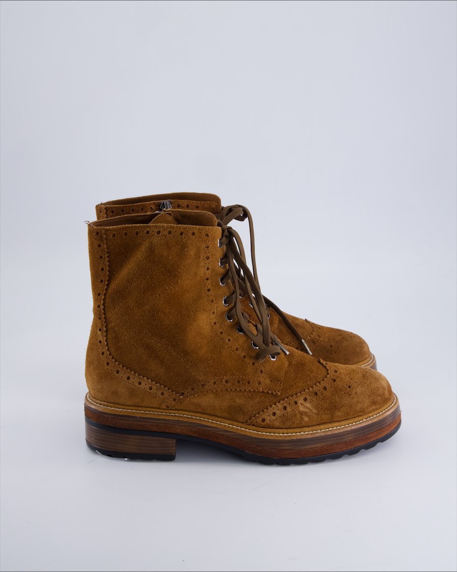 Pons Quintana Ankle Boots Suede Brown 40 EU