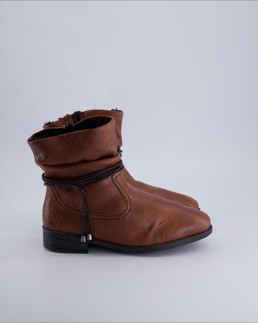 Rieker Ankle Boots Leather Brown 39 EU