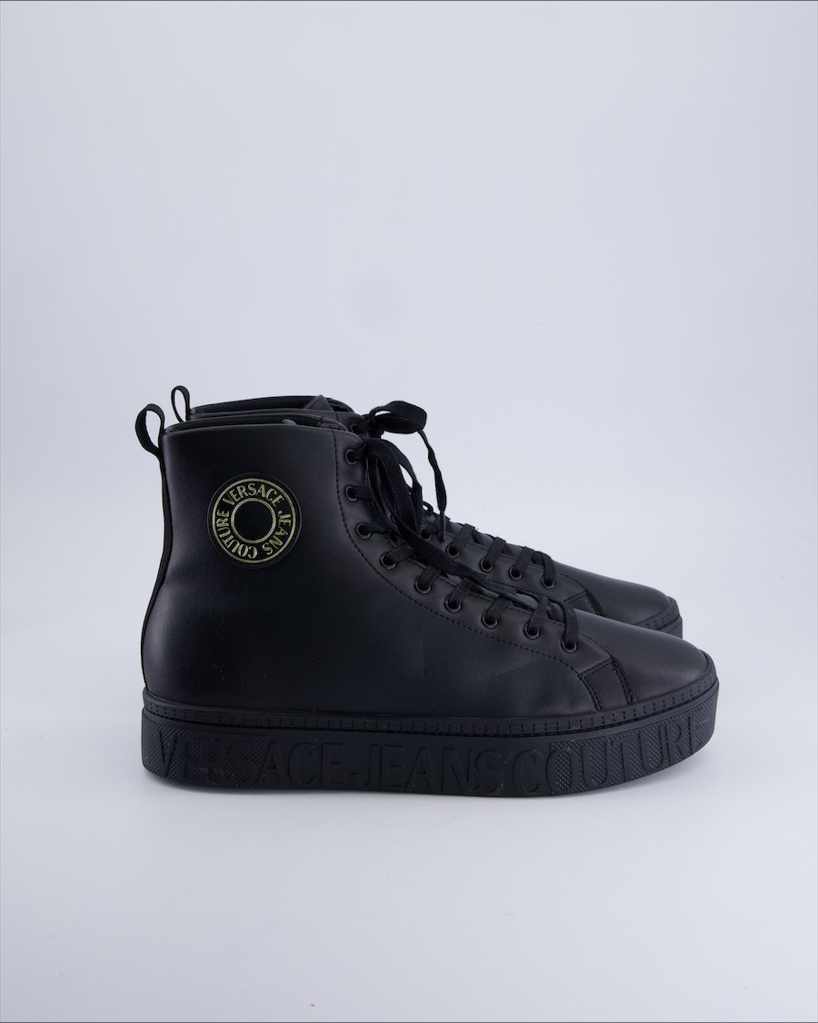 Versace Jeans Couture Boots Leather Black 45 EU