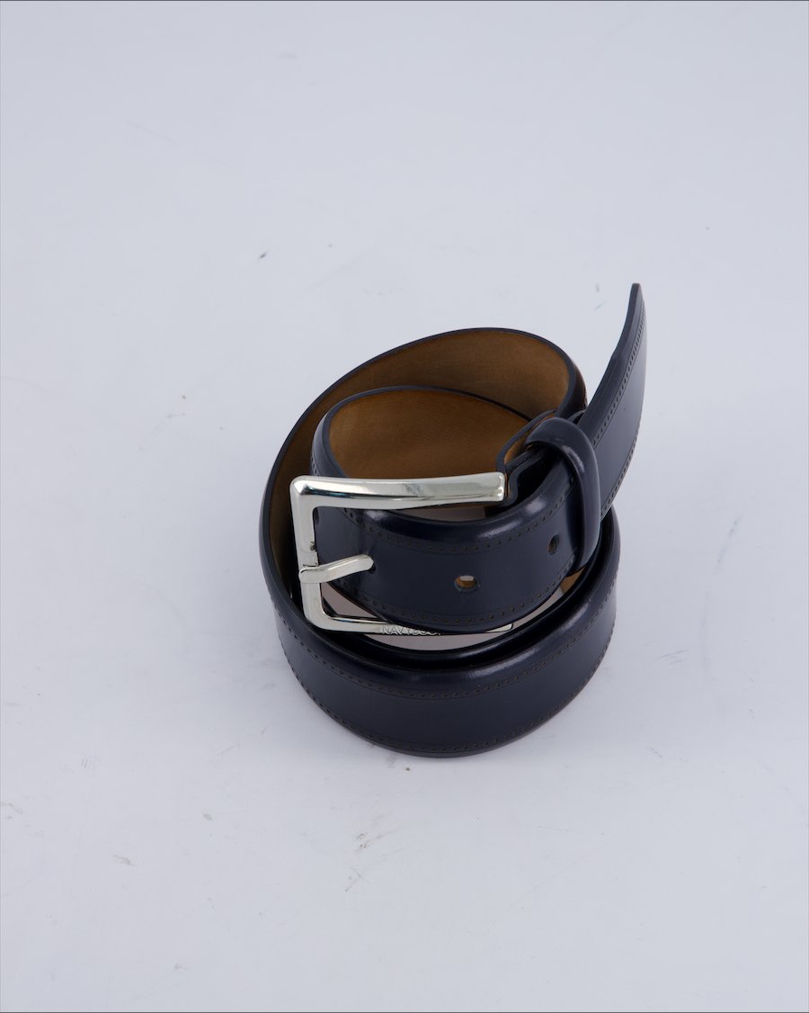 Navyboot Belts Leather Black 80 cm