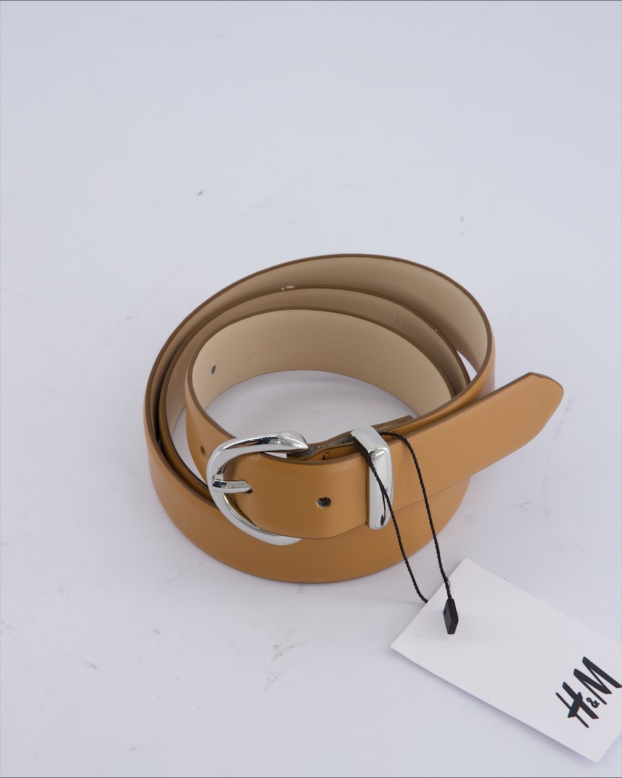 H&m Belts Polyurethane Brown 95 cm