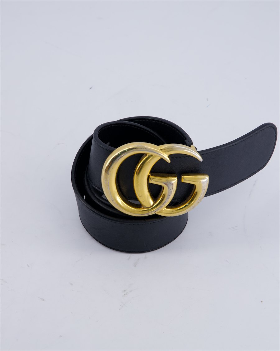 Gucci Others Leather Black 80 cm