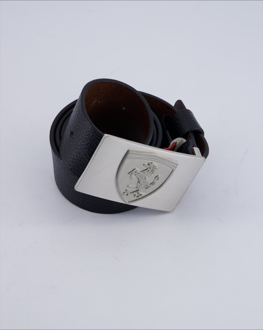 Puma x Ferrari Belts Leather Black 90 cm