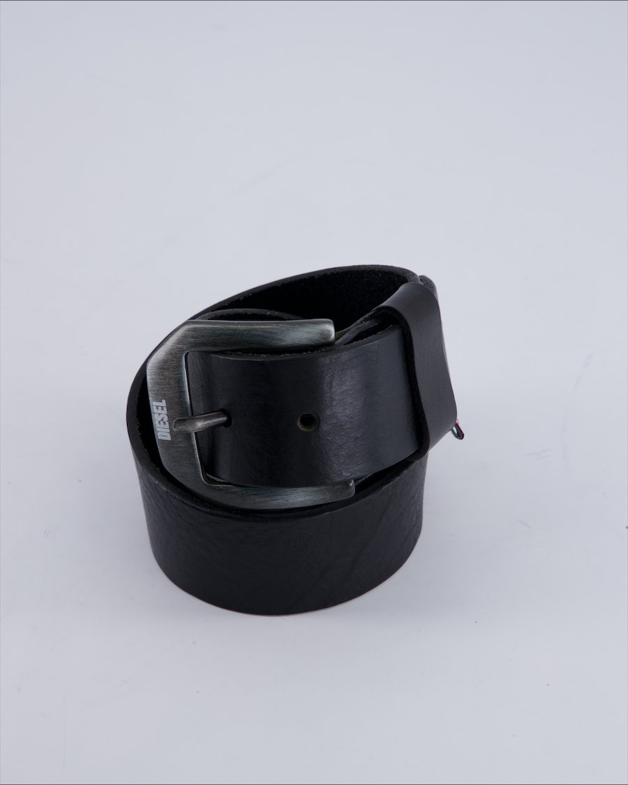 Diesel Belts Leather Black 90 cm