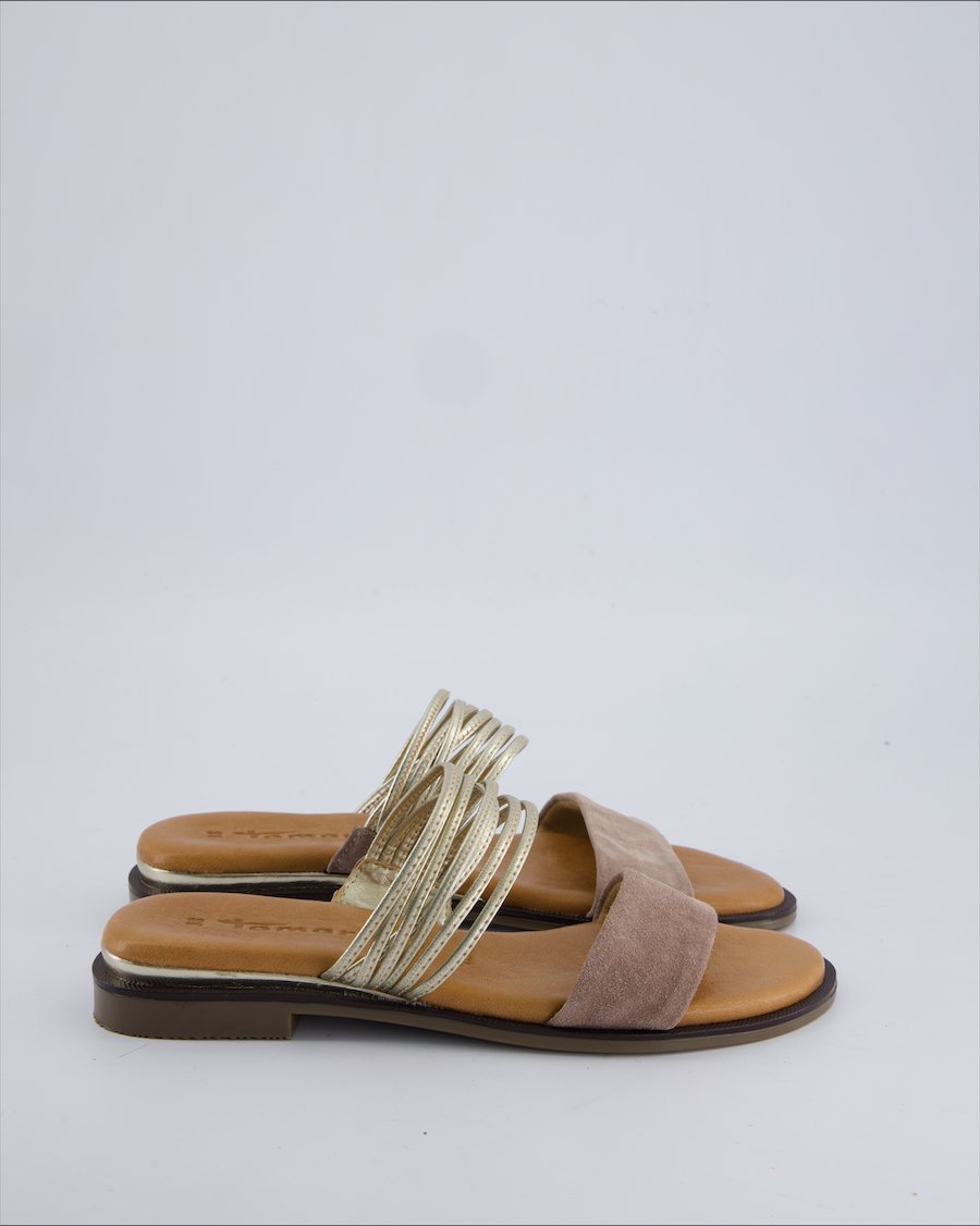 Tamaris Sandals Suede Gold 38 EU