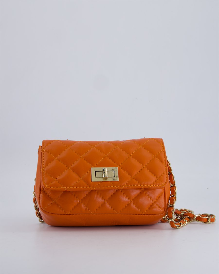 Bagitali Crossbody bags Leather Orange