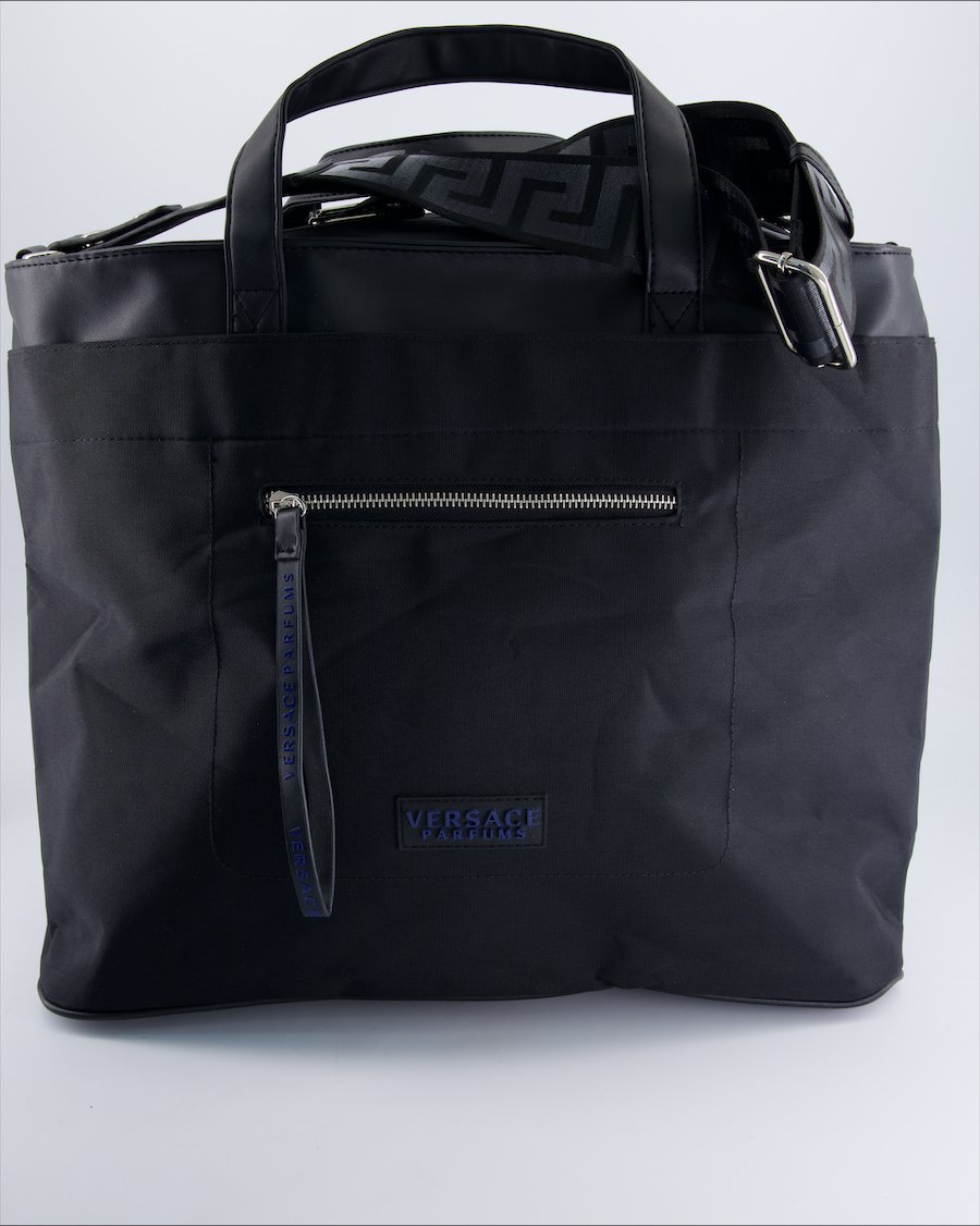 Versace Parfums Handbags Cloth Black