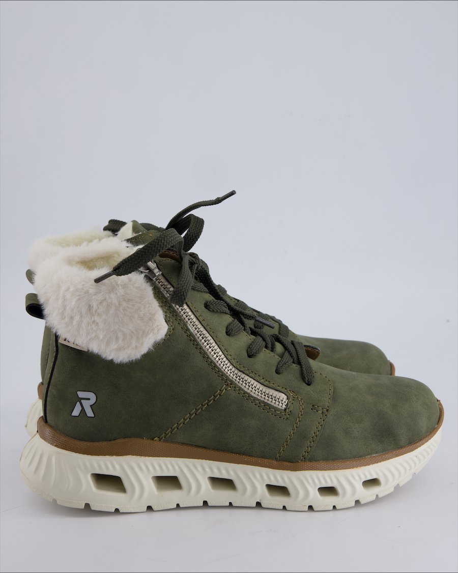 Rieker Ankle boots Suede Khaki 38 EU