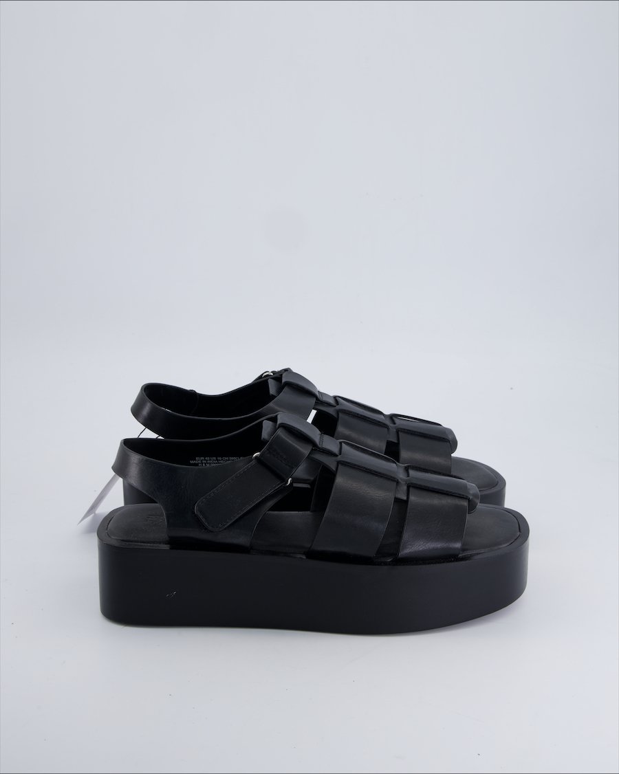 H&m Sandals Plastic Black 42 EU