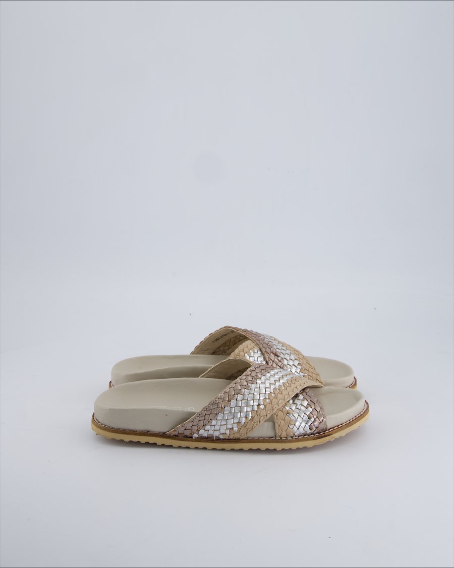 5th Avenue Sandals Polyurethane Silver 37 EU