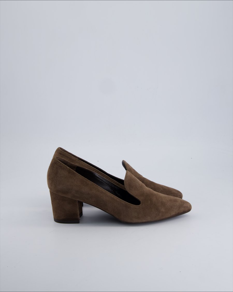 Stuart Weitzman Heels Suede Brown 38 EU