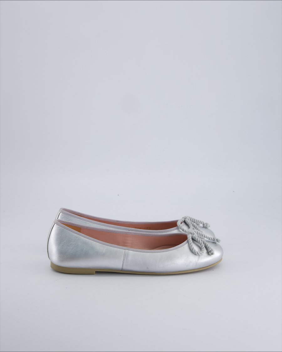 Pretty Ballerinas Ballet flats Leather Silver 38.5 EU