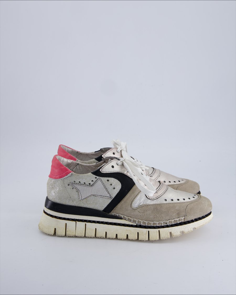 A.s.98 Trainers Leather Silver 39 EU