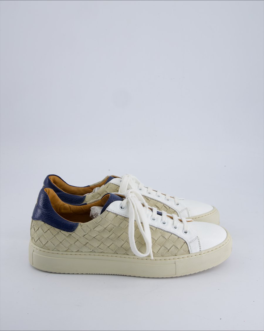Camerlengio Low trainers Leather White 41 EU