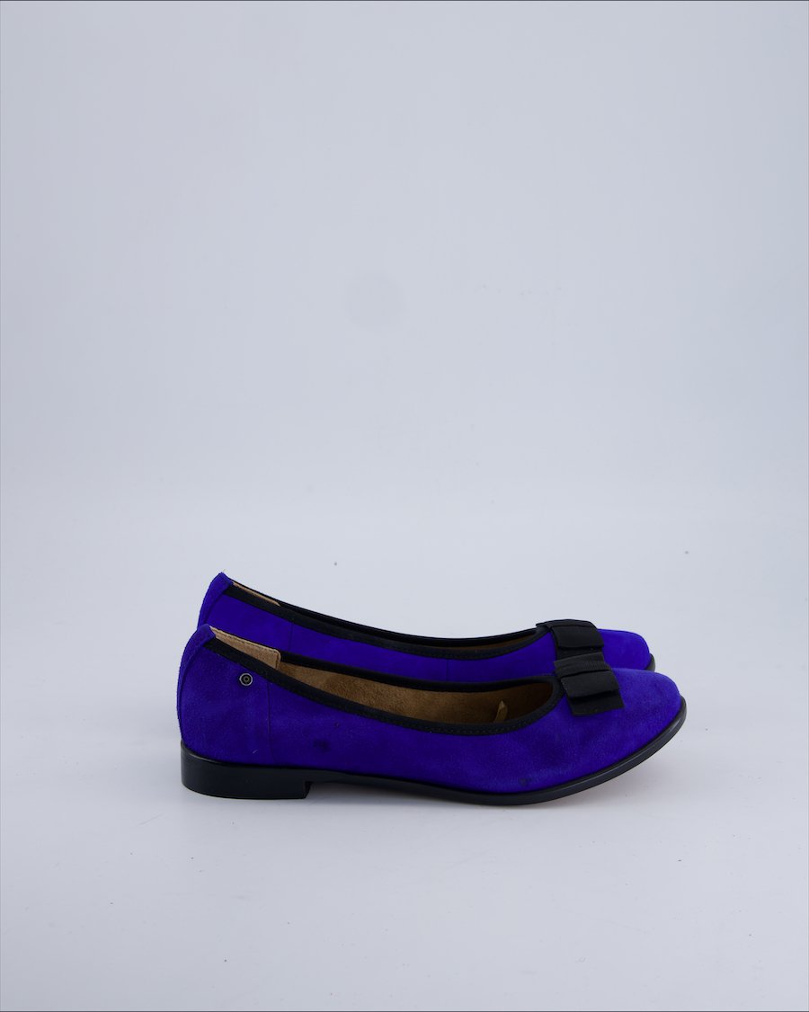 Ouazi Ballet flats Suede Blue 37 EU