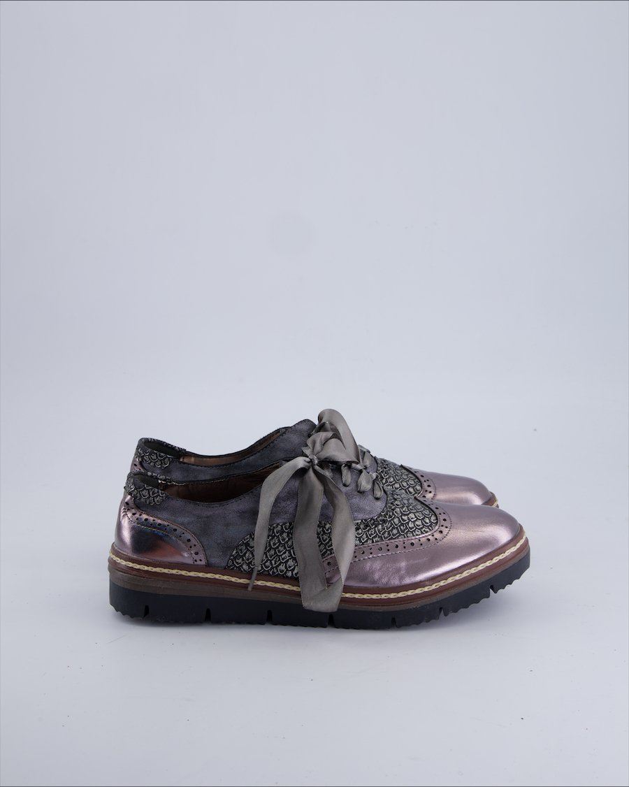 Graceland Lace ups Polyurethane Silver 38 EU