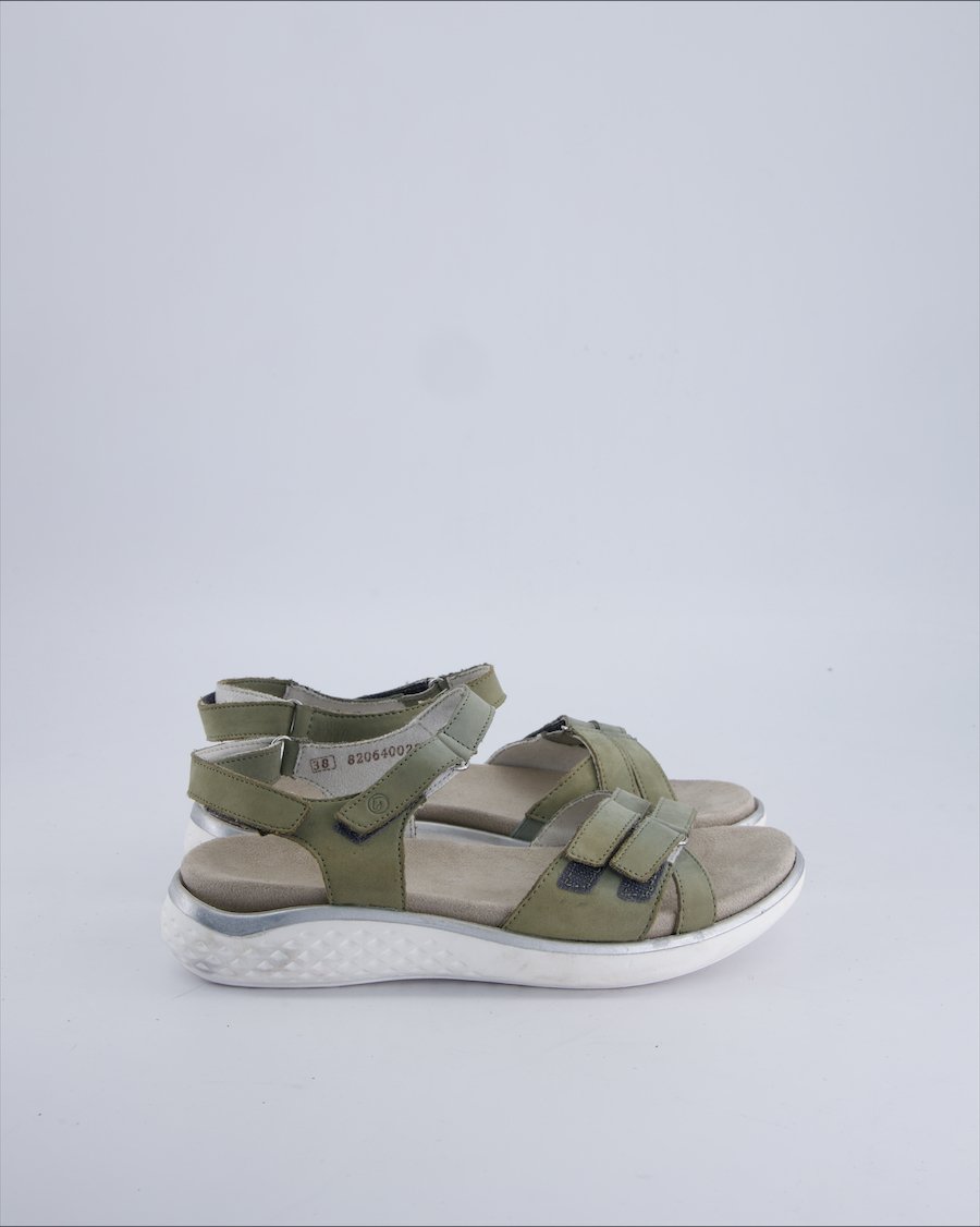 Remonte Sandals Leather Khaki 38 EU
