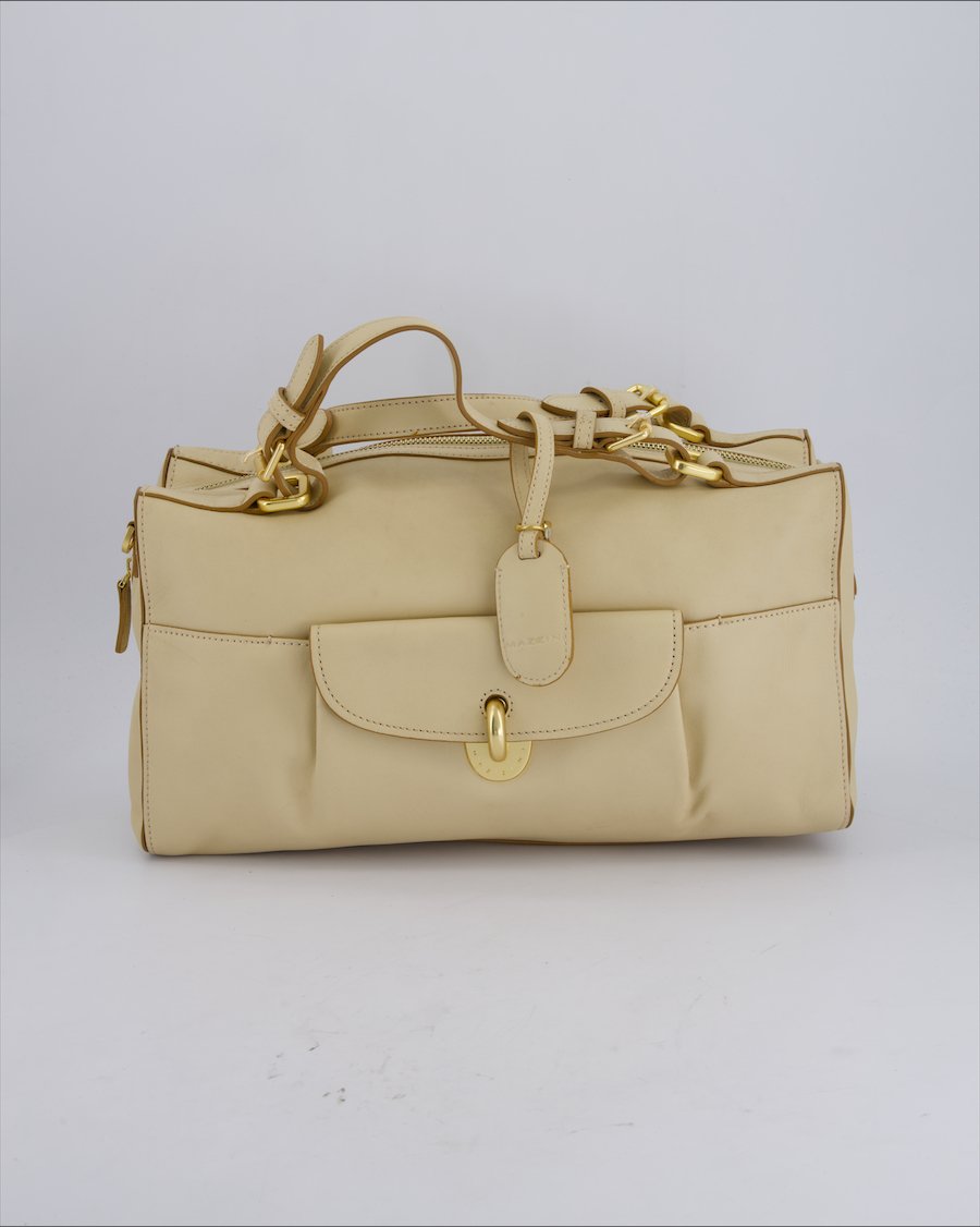Mazzini Handbags Leather Beige