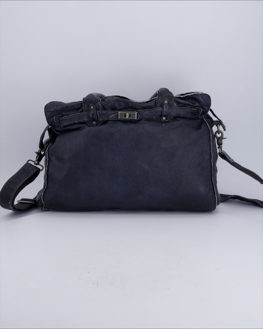 Taschendieb Handbags Leather Navy