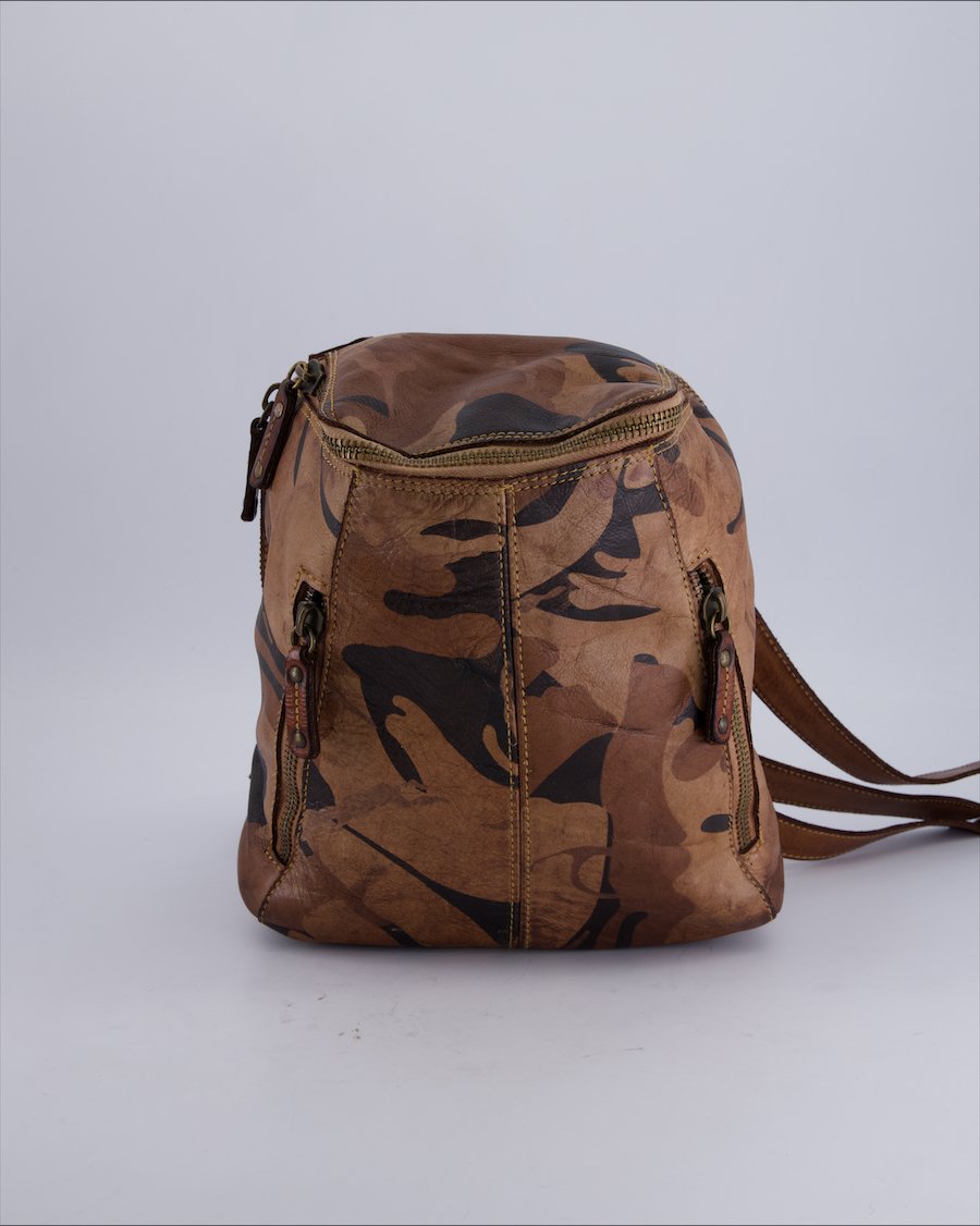 Bayside Backpacks Leather Brown