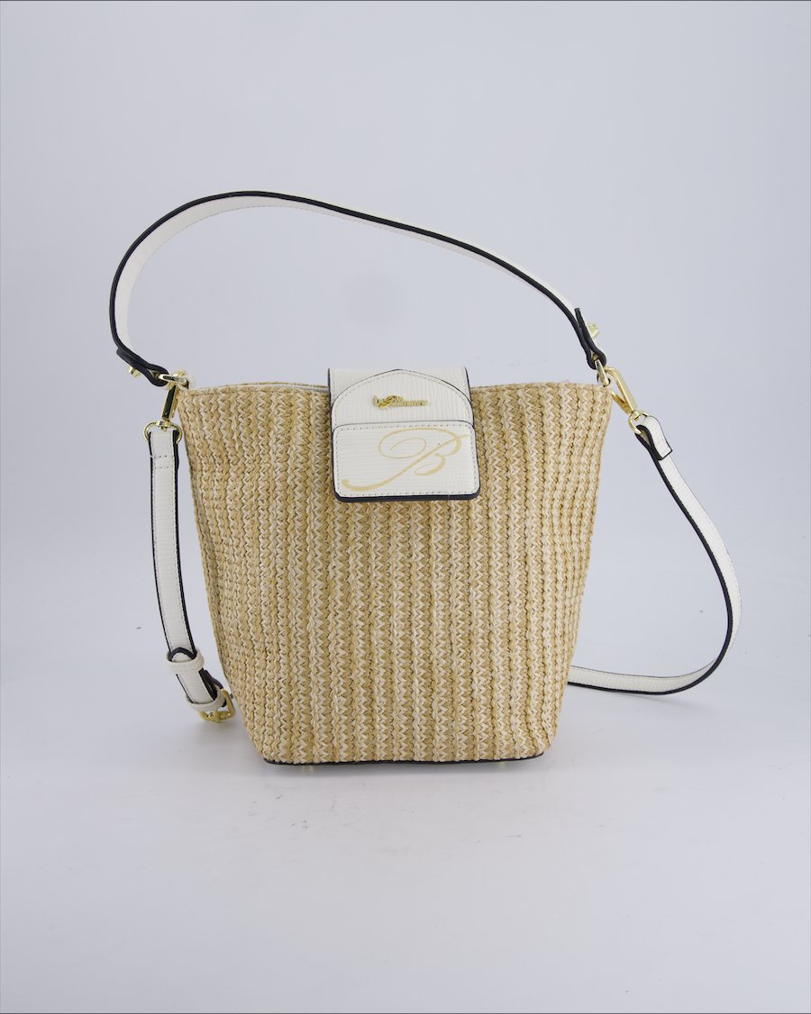 Be Blumarine Handbags Wicker Beige