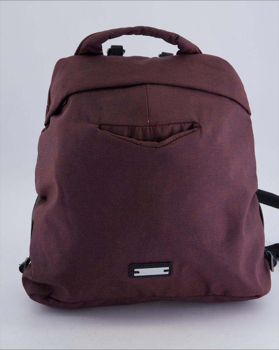 Mandarina Duck Backpacks Cloth Burgundy